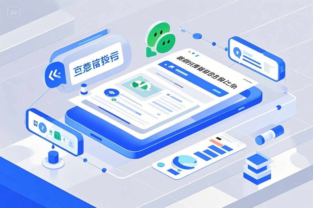 生成一張關(guān)于運營微信公眾號的文章配圖